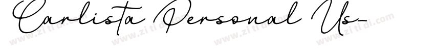 Carlista Personal Us字体转换